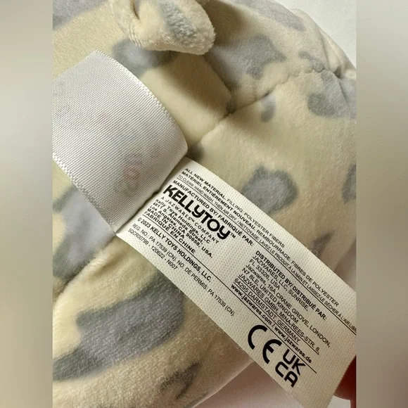 Squishmallows 8” Belana Cow Flower Crown 2021 Cream Gray Pink NWOT Plush - Picture 4 of 7